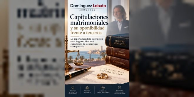 Capitulaciones matrimoniales y su oponibilidad frente a terceros: Registro Civil, Registro Mercantil y concurso del empresario casado