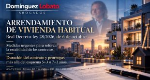 Decreto vivienda 2026: arrendamiento de vivienda habitual, Real Decreto-ley 28/2026 — Domínguez Lobato Abogados